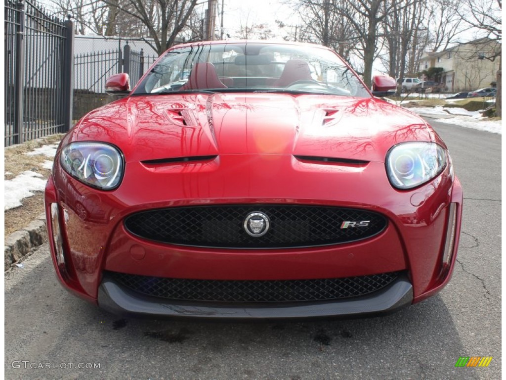 2012 XK XKR-S Convertible - Italian Racing Red Metallic / Red/Warm Charcoal photo #2