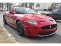 2012 Italian Racing Red Metallic Jaguar XK XKR-S Convertible  photo #7