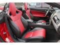 Red/Warm Charcoal Front Seat Photo for 2012 Jaguar XK #77447293