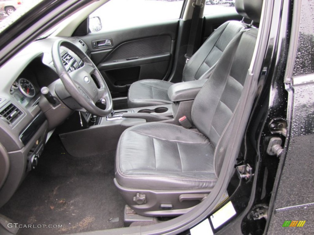 Charcoal Black Interior 2006 Ford Fusion SEL V6 Photo #77447315