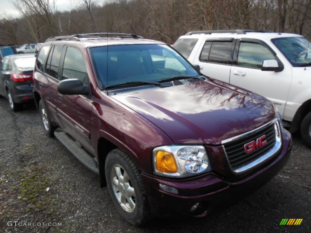 2003 Envoy SLE 4x4 - Monterey Maroon Metallic / Medium Pewter photo #1