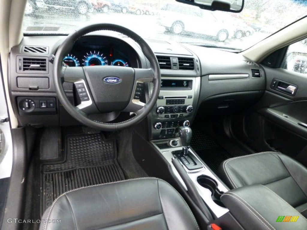 Charcoal Black Interior 2011 Ford Fusion SEL V6 AWD Photo #77449125