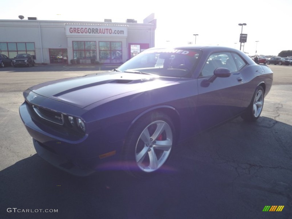 2010 Challenger SRT8 - Plum Crazy Purple Pearl / Dark Slate Gray photo #1