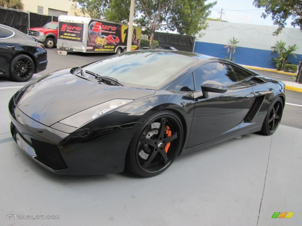 2004 Gallardo Coupe - Nero Noctis (Black) / Giallo Taurus photo #1