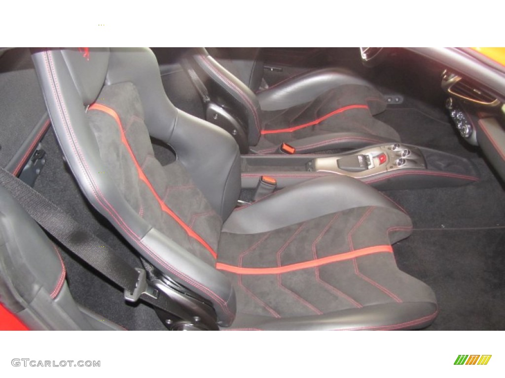 Charcoal Interior 2010 Ferrari 458 Italia Photo #77450550