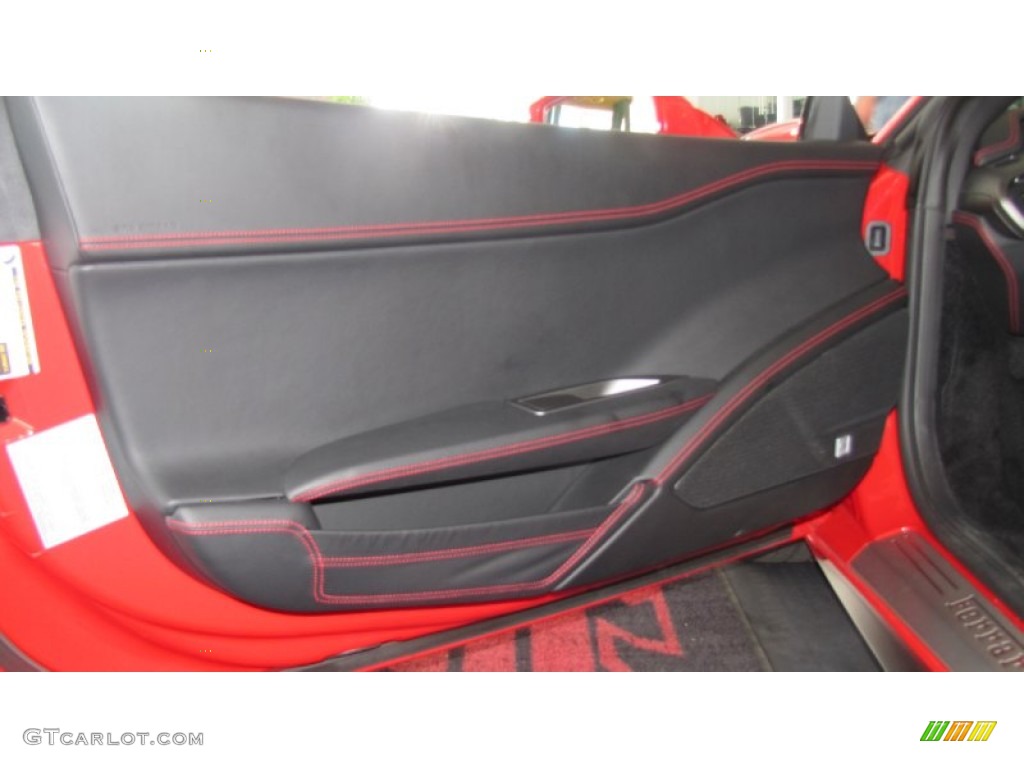 2010 Ferrari 458 Italia Charcoal Door Panel Photo #77450571