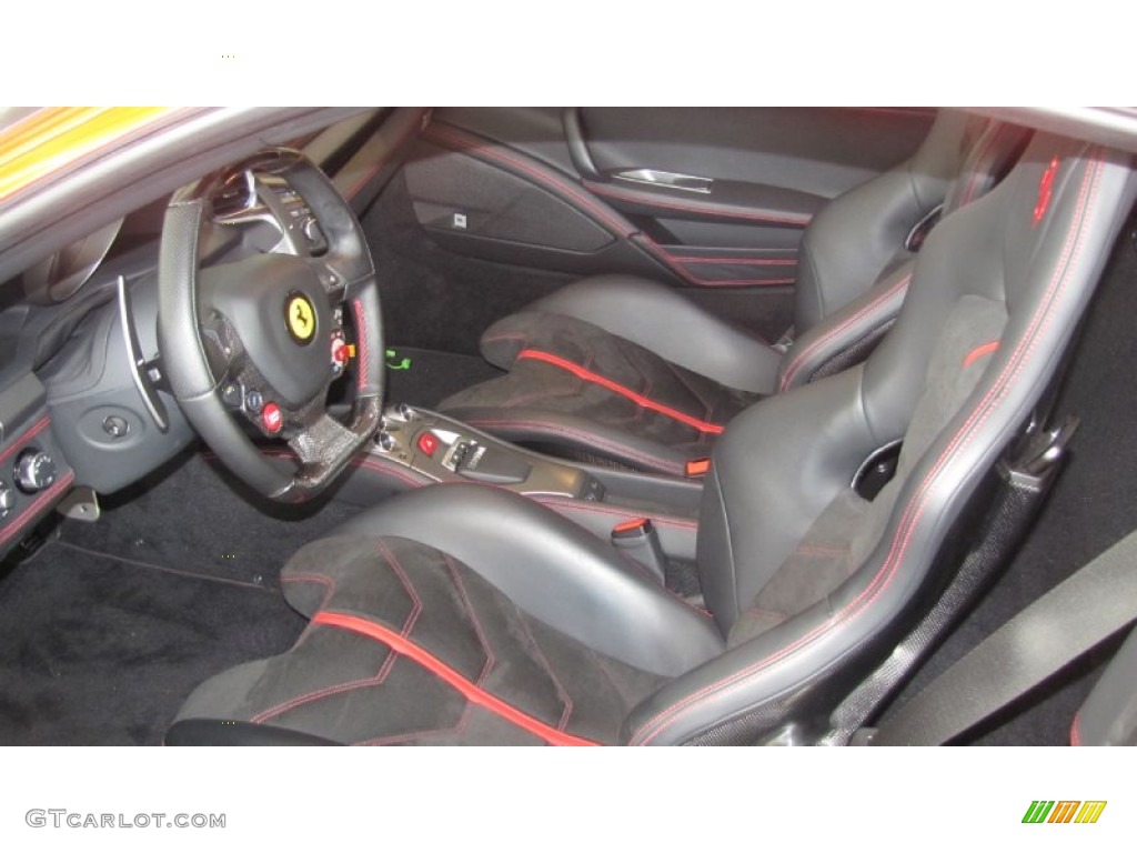 Charcoal Interior 2010 Ferrari 458 Italia Photo #77450577