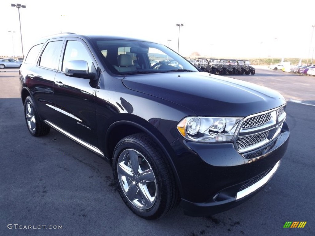 Brilliant Black Crystal Pearl 2013 Dodge Durango Citadel Exterior Photo #77451015