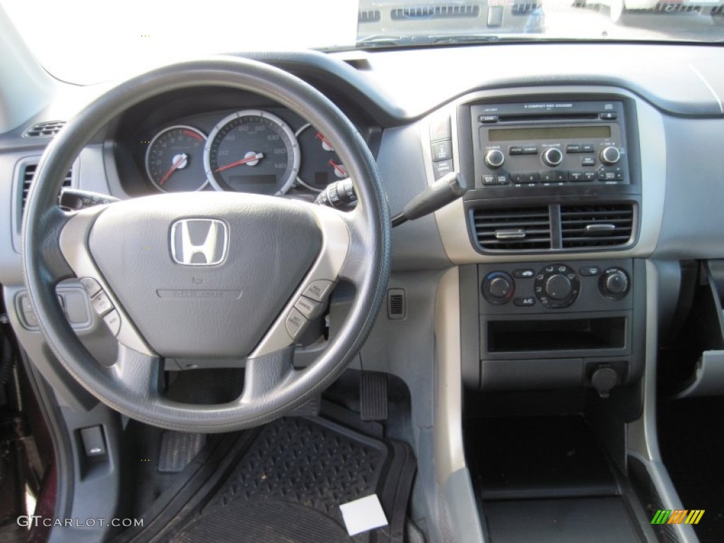2008 Honda Pilot Value Package 4WD Gray Dashboard Photo #77451630