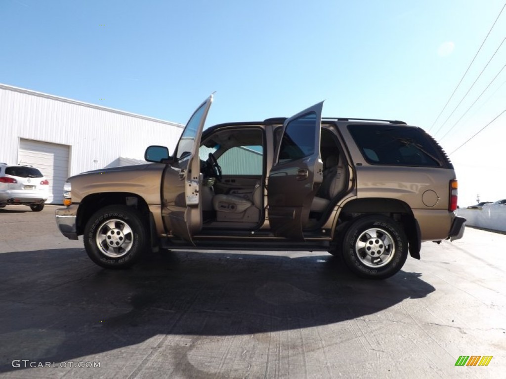 2001 Tahoe LT 4x4 - Sunset Gold Metallic / Tan/Neutral photo #5