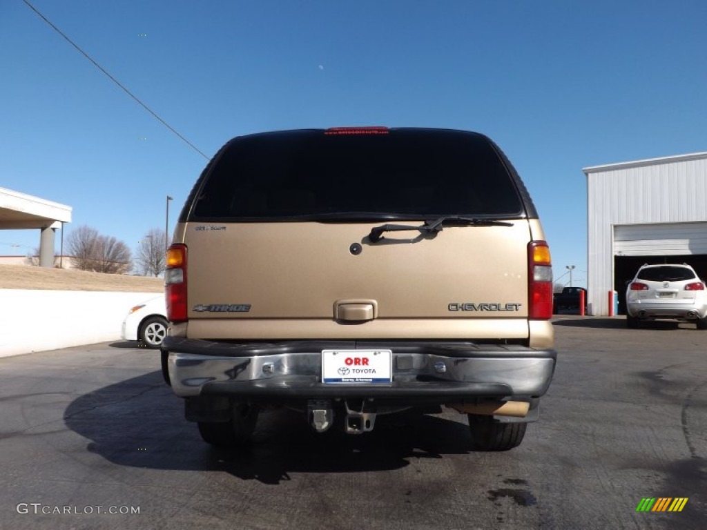 2001 Tahoe LT 4x4 - Sunset Gold Metallic / Tan/Neutral photo #7