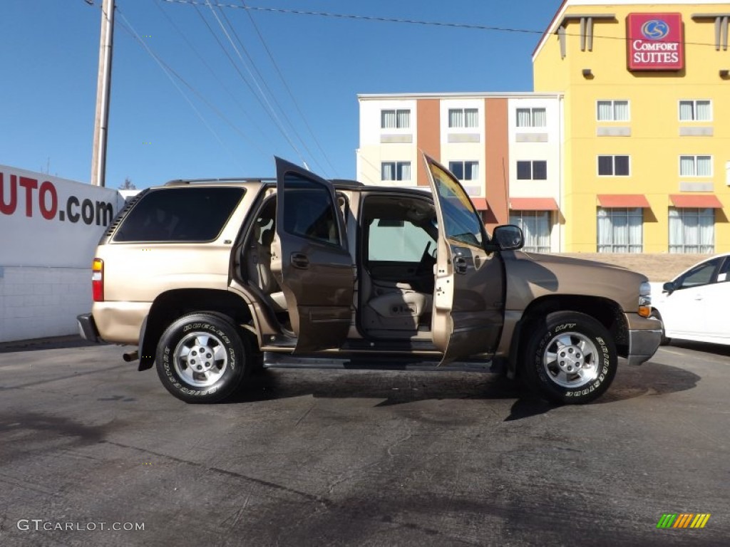2001 Tahoe LT 4x4 - Sunset Gold Metallic / Tan/Neutral photo #10