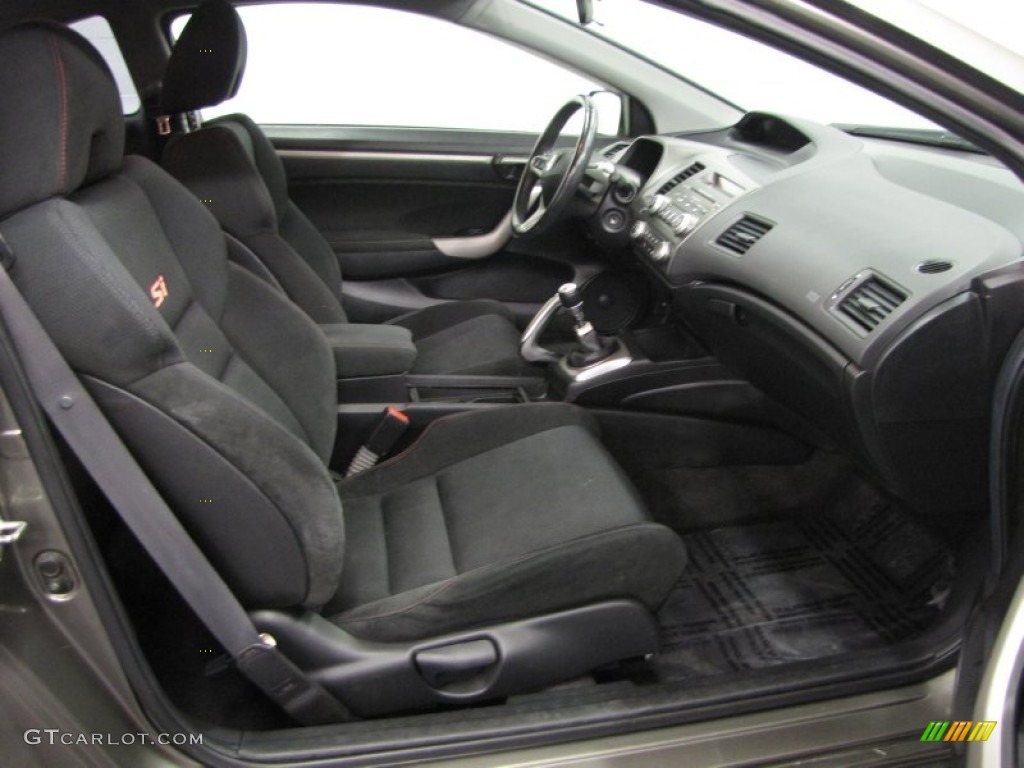 2006 Civic Si Coupe - Galaxy Gray Metallic / Black photo #9