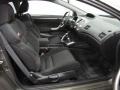Black 2006 Honda Civic Si Coupe Interior Color
