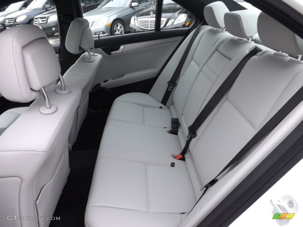 Ash/Black Interior 2013 Mercedes-Benz C 300 4Matic Sport Photo #77453142