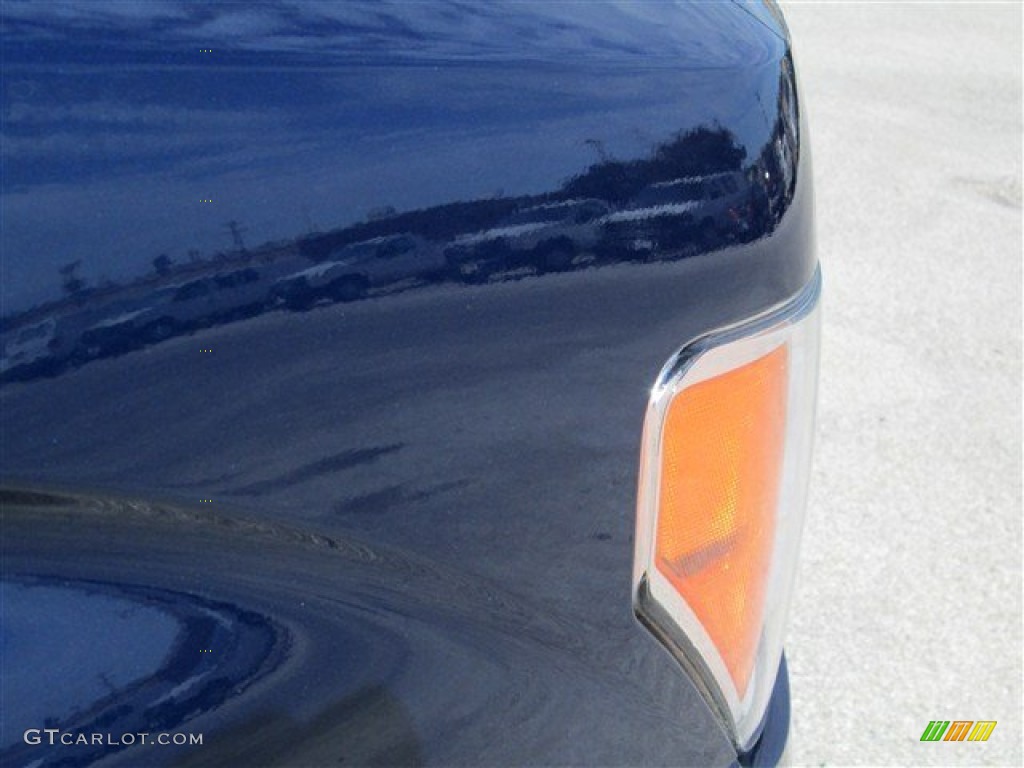 2010 F150 XLT SuperCrew - Dark Blue Pearl Metallic / Medium Stone photo #2