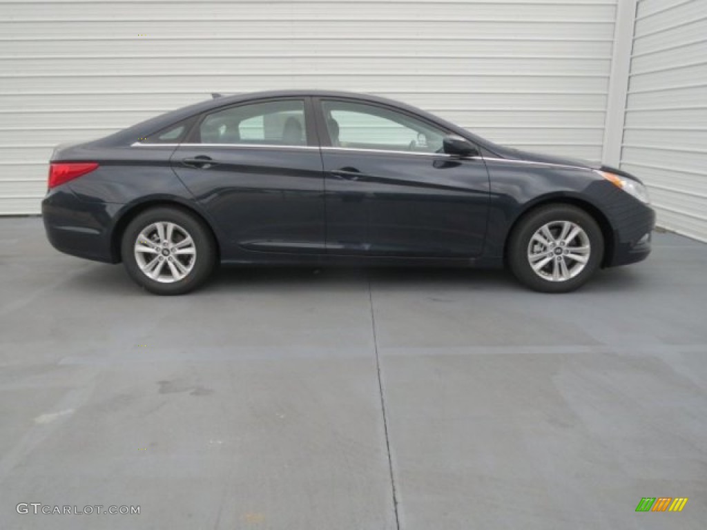 2013 Sonata GLS - Pacific Blue Pearl / Gray photo #8