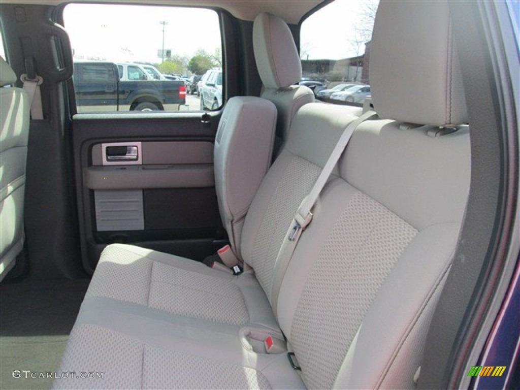 2010 F150 XLT SuperCrew - Dark Blue Pearl Metallic / Medium Stone photo #13
