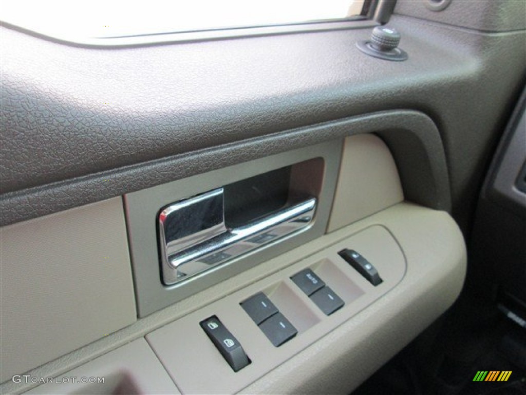 2010 F150 XLT SuperCrew - Dark Blue Pearl Metallic / Medium Stone photo #17