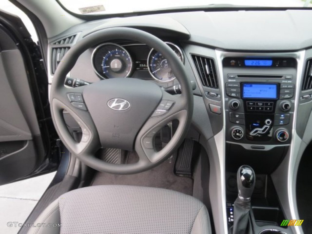 2013 Sonata GLS - Pacific Blue Pearl / Gray photo #22