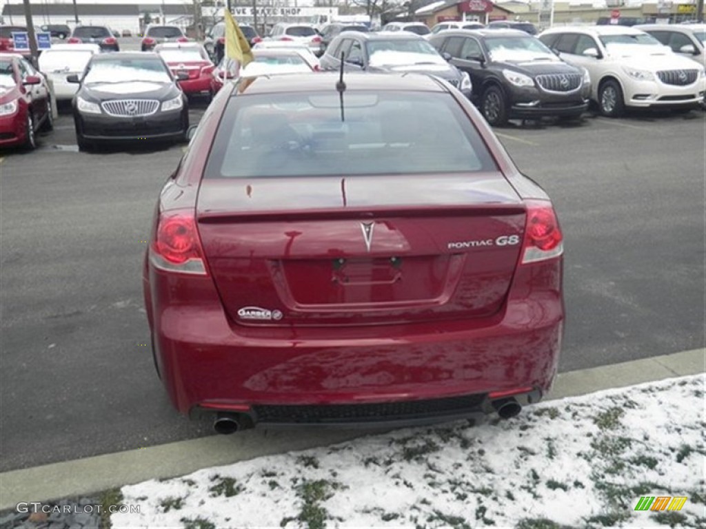 2009 G8 Sedan - Sport Red Metallic / Onyx photo #3