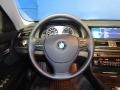 Black Nappa Leather 2011 BMW 7 Series 750i xDrive Sedan Steering Wheel