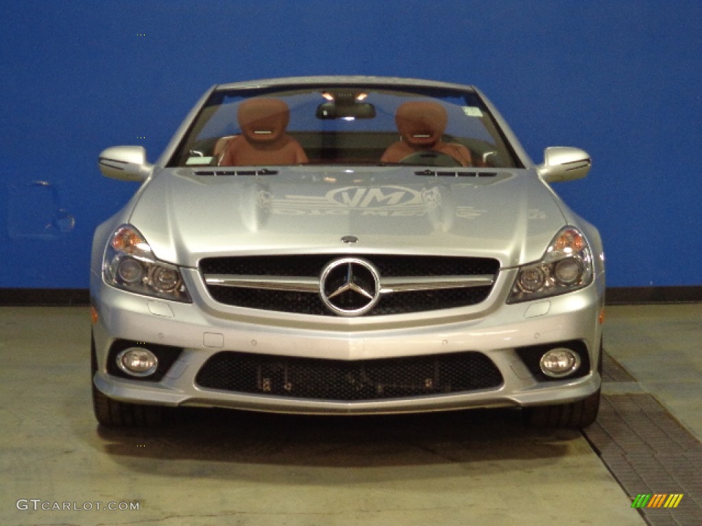 Silver Arrow Silver Metallic 2009 Mercedes-Benz SL 550 Silver Arrow Edition Roadster Exterior Photo #77456469