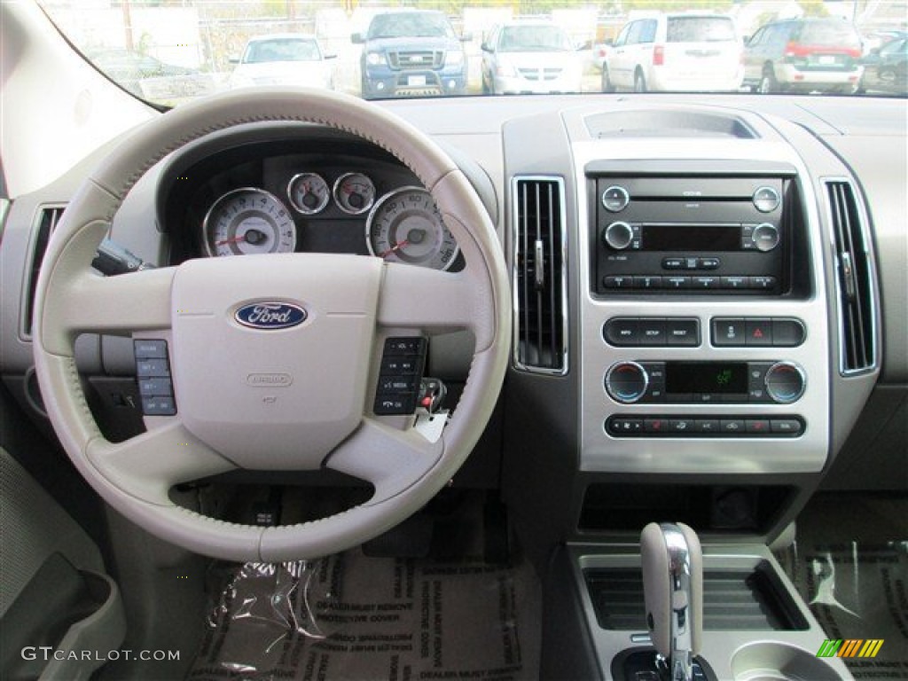 2010 Ford Edge Limited Medium Light Stone Dashboard Photo #77457228