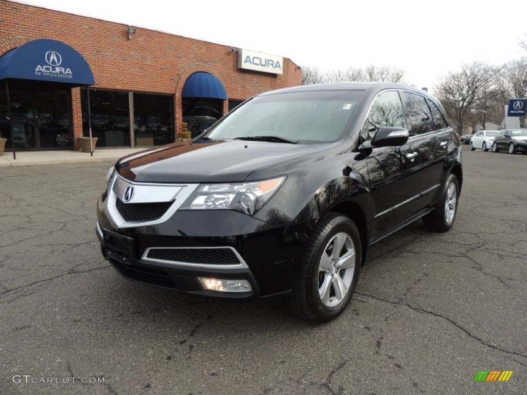 2011 MDX Technology - Crystal Black Pearl / Ebony photo #1