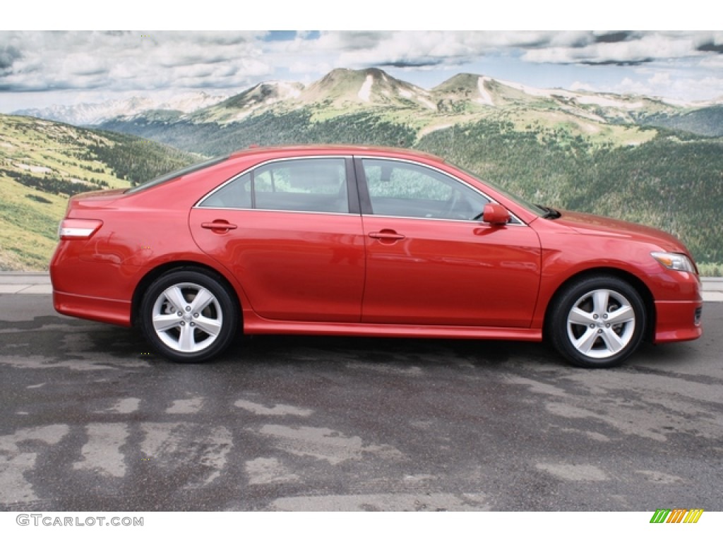 Barcelona Red Metallic 2010 Toyota Camry SE Exterior Photo #77458236