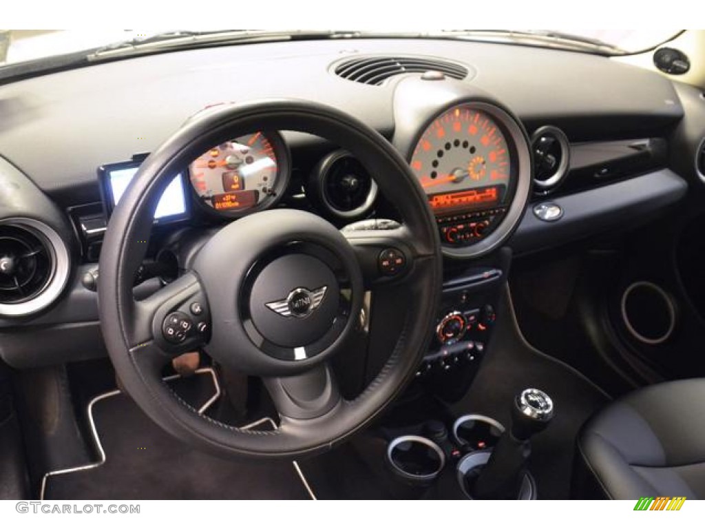 2012 Mini Cooper Clubman Carbon Black Dashboard Photo #77458632