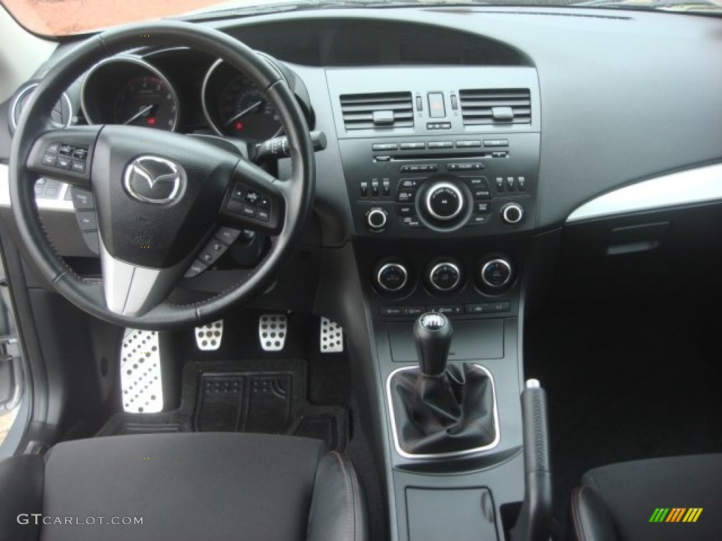 2012 Mazda MAZDA3 MAZDASPEED3 MAZDASPEED Black/Red Dashboard Photo #77458976
