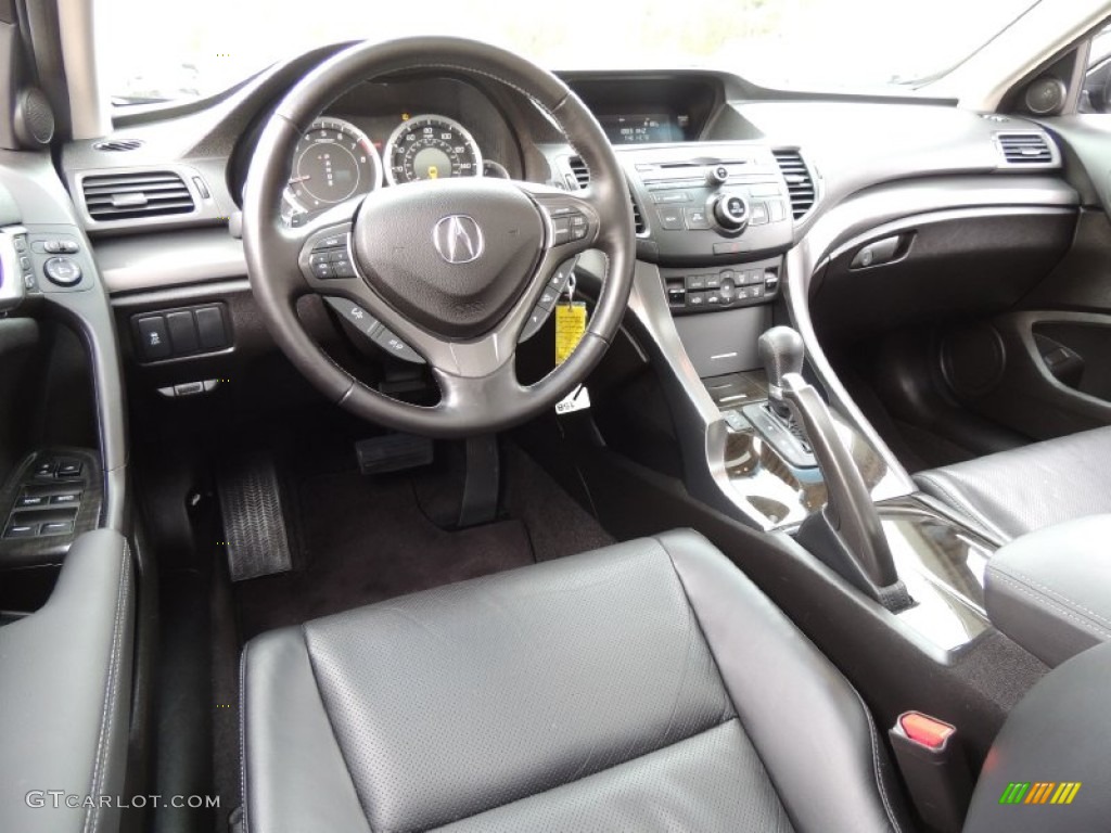Ebony Interior 2012 Acura TSX Sport Wagon Photo #77459043