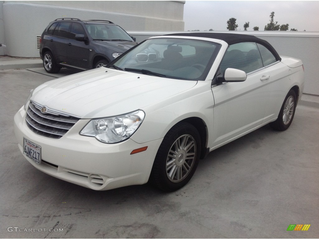 Stone White 2009 Chrysler Sebring Touring Convertible Exterior Photo #77459082