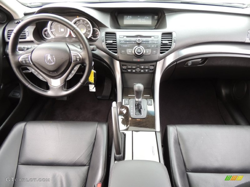 2012 Acura TSX Sport Wagon Ebony Dashboard Photo #77459121