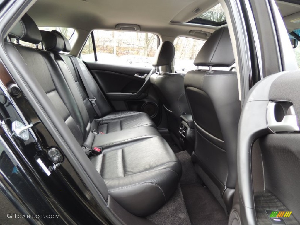 Ebony Interior 2012 Acura TSX Sport Wagon Photo #77459266