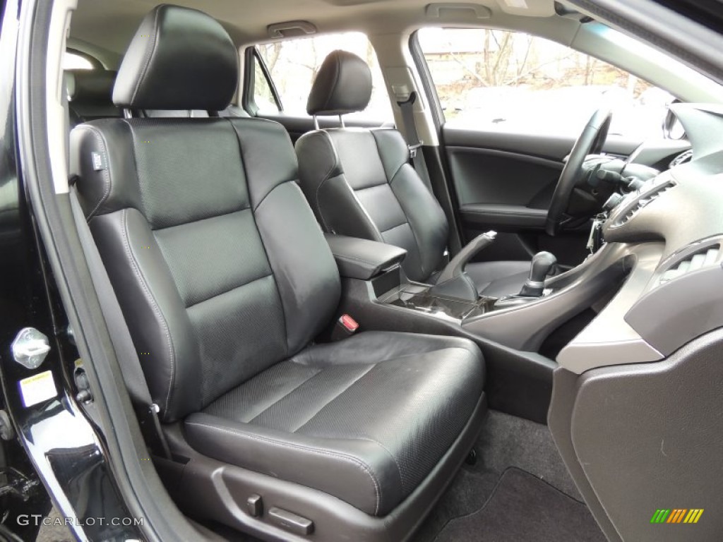 Ebony Interior 2012 Acura TSX Sport Wagon Photo #77459357