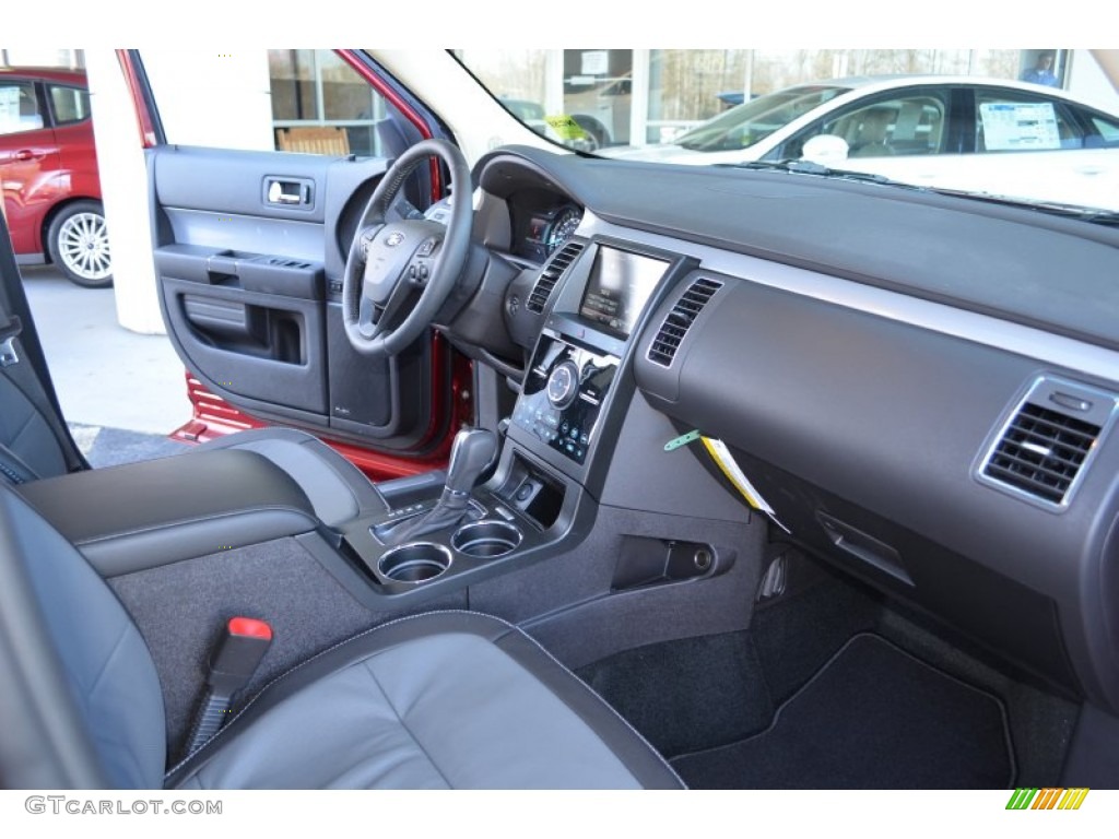 2013 Ford Flex Limited Charcoal Black Dashboard Photo #77460078