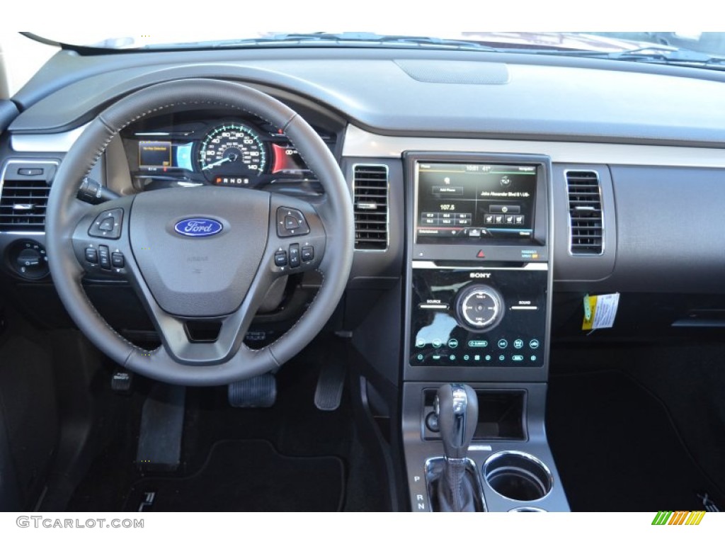 2013 Ford Flex Limited Charcoal Black Dashboard Photo #77460237
