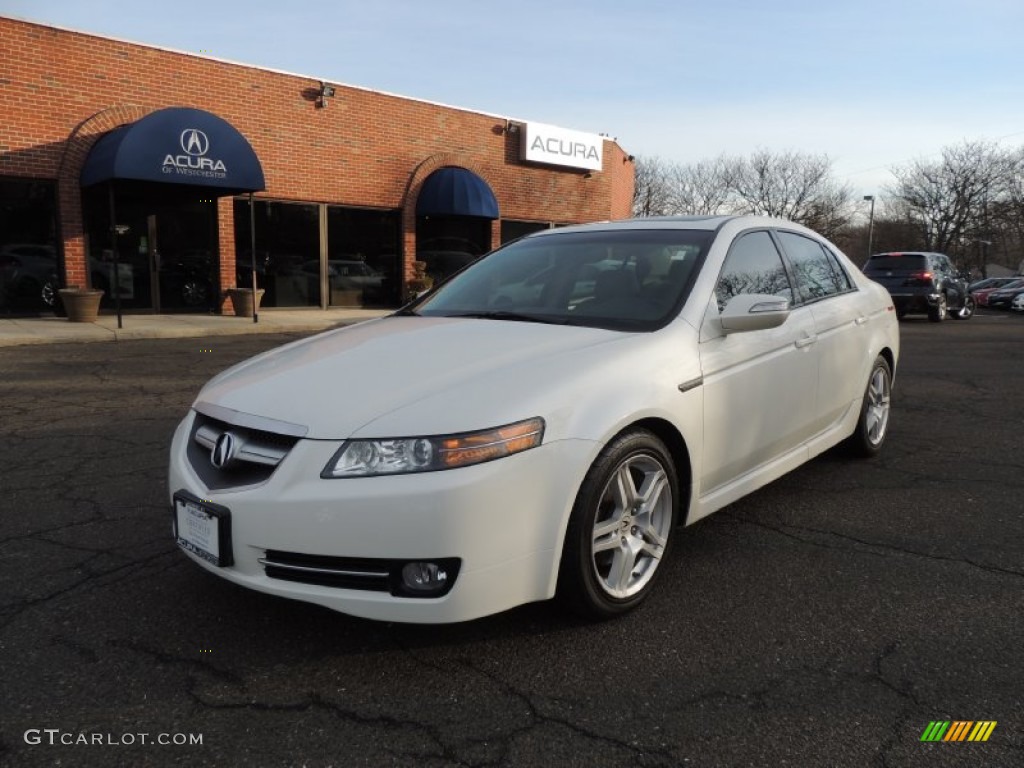 White Diamond Pearl Acura TL