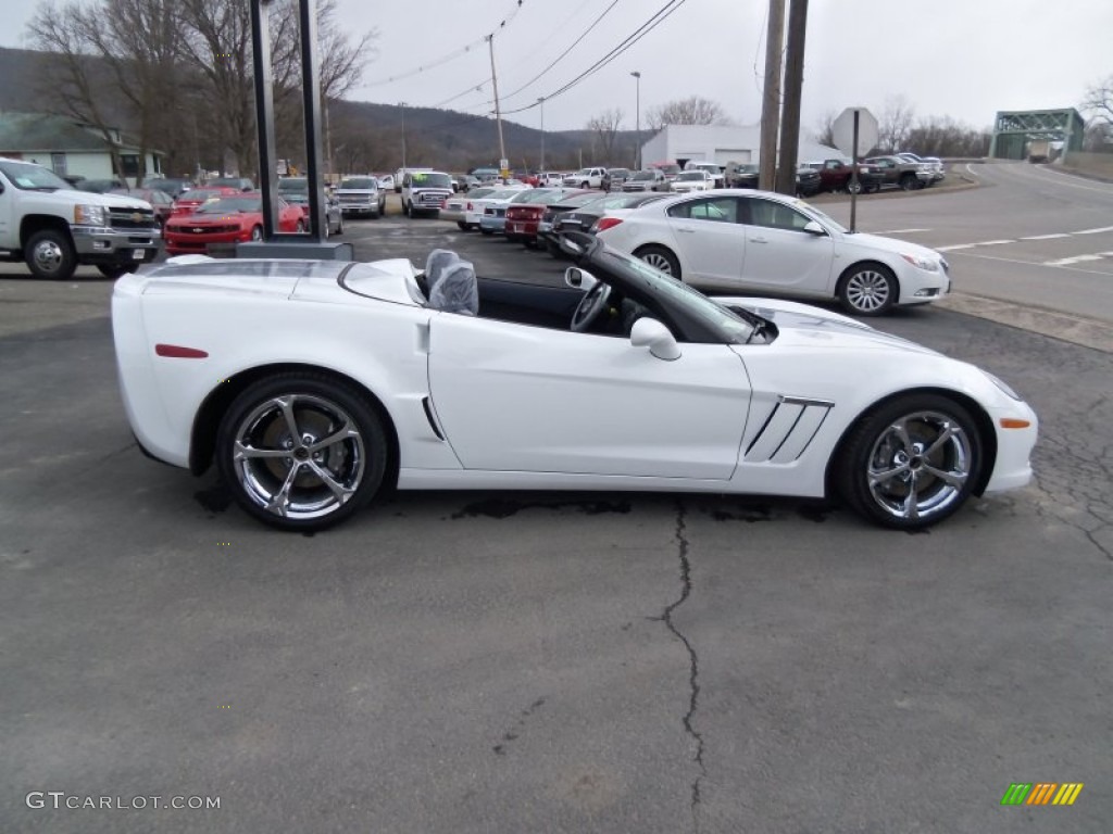Arctic White 2013 Chevrolet Corvette Grand Sport Convertible Exterior Photo #77461029