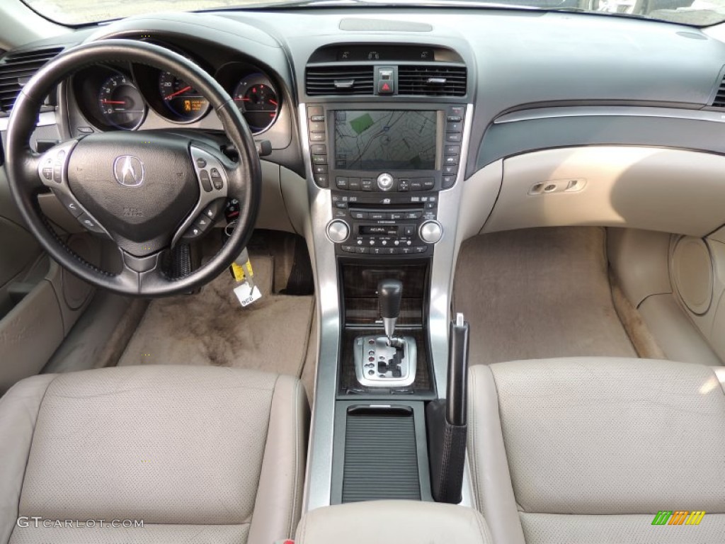 2007 Acura TL 3.2 Parchment Dashboard Photo #77461233
