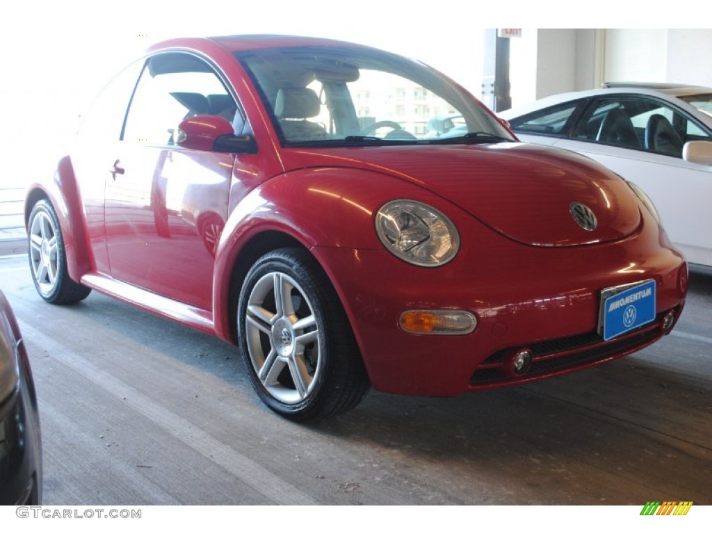 2005 New Beetle GLS 1.8T Coupe - Tornado Red / Cream Beige photo #1