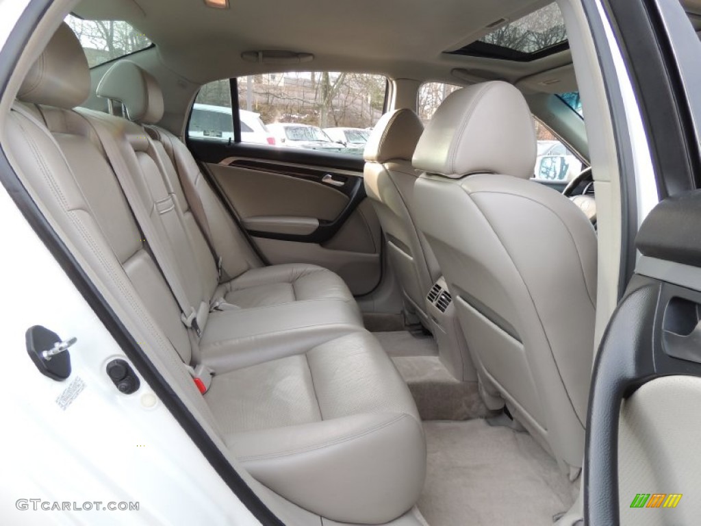 Parchment Interior 2007 Acura TL 3.2 Photo #77461398