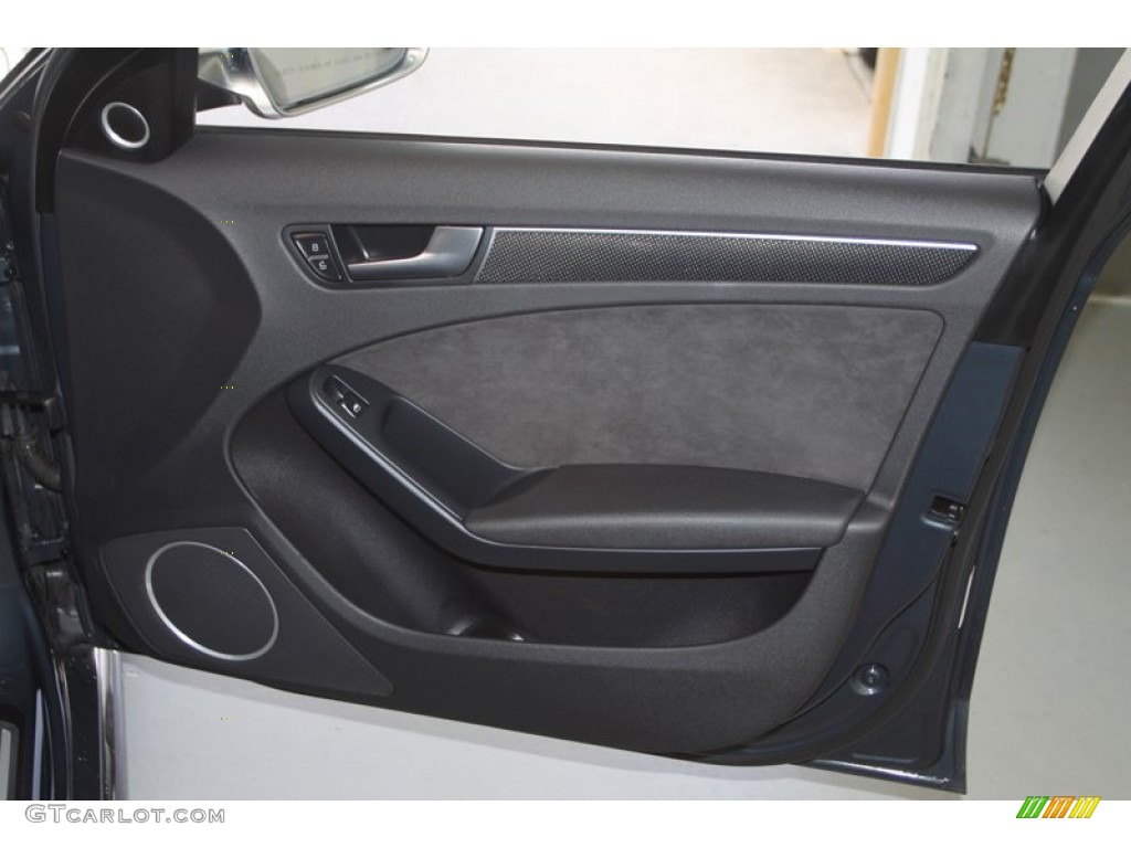 2010 Audi S4 3.0 quattro Sedan Black Door Panel Photo #77461788