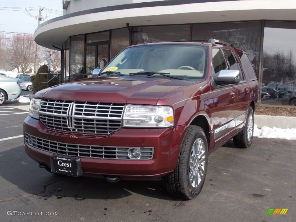 2010 Navigator 4x4 - Royal Red Metallic / Camel photo #1