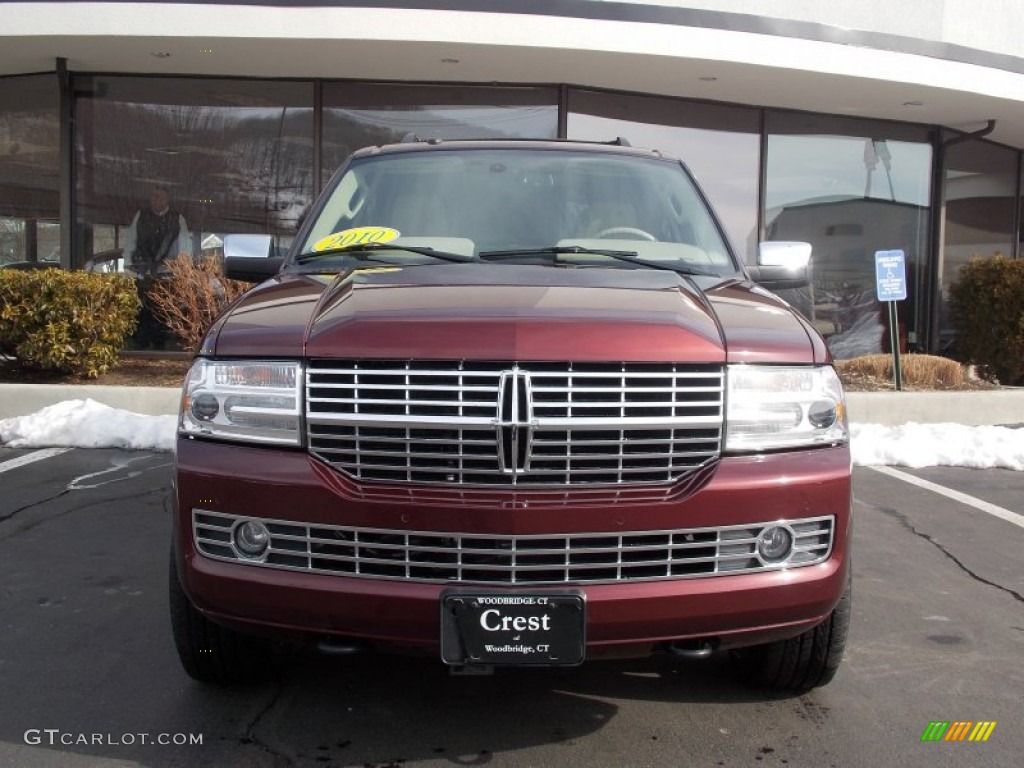 2010 Navigator 4x4 - Royal Red Metallic / Camel photo #2