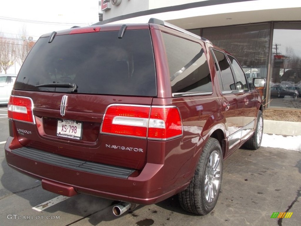 2010 Navigator 4x4 - Royal Red Metallic / Camel photo #4