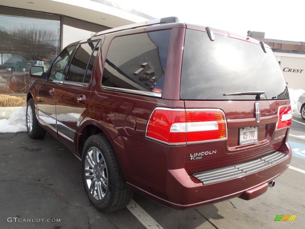2010 Navigator 4x4 - Royal Red Metallic / Camel photo #6