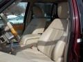 2010 Lincoln Navigator Camel Interior Front Seat Photo